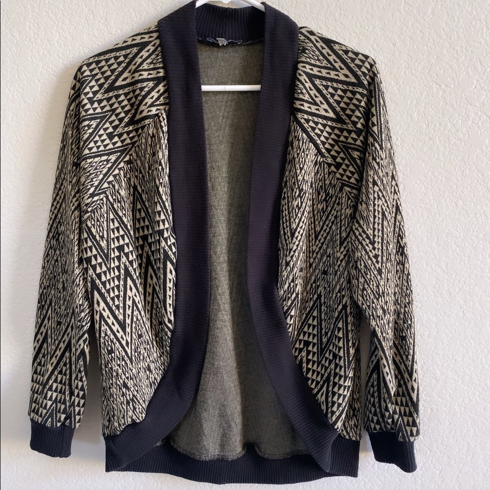 Charlotte Russe Open Front Sweater Cardigan LS